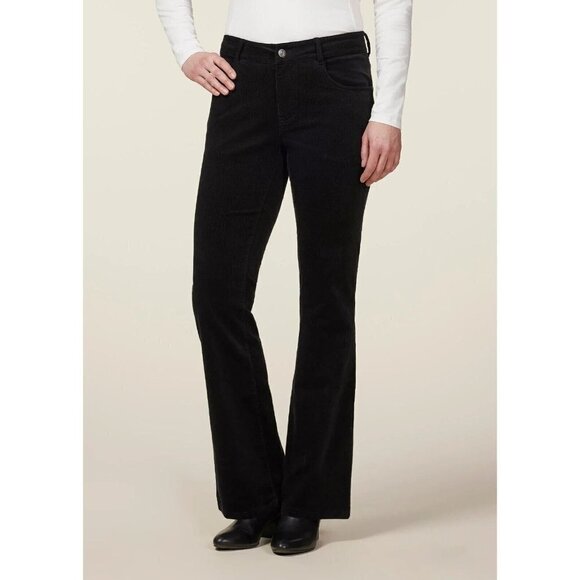 EQL by Kerrits Soft Stretch Corduroy Bootcut Pant Black NWOT - Picture 1 of 3